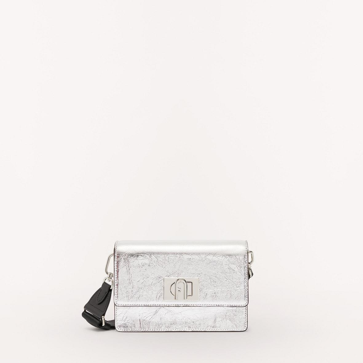 Furla 1927 Soft Vesker Norge - Crossbody Dame Sølv Svart AVI930725